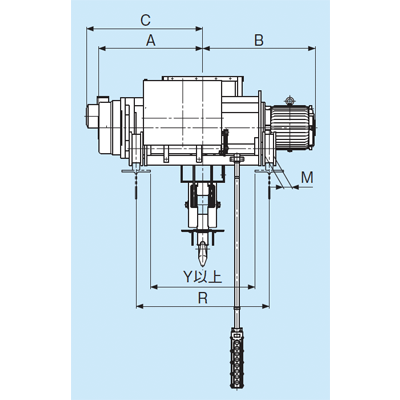 S形インバータホイスト ダブルレール形インバータ・電動横行-株式会社神内電機製作所