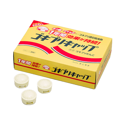 駆除エサ剤のパイオニア ゴキブリキャップ ゴキブリ誘引殺虫剤-株式会社タニサケ