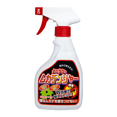 (室内・雨の当たらない屋外用) 特許取得 スプレーするだけ気になる侵入をストップ ムカデンジャー・スプレータイプ-株式会社タニサケ