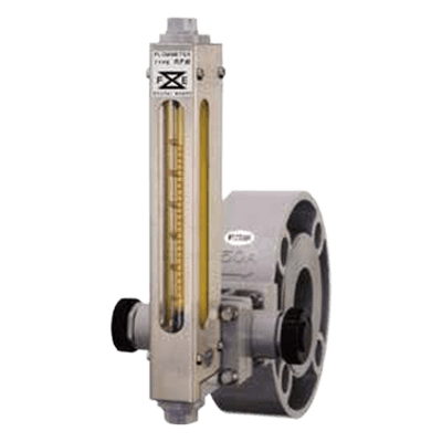 差圧流量計 オリフィス・フローメータ フローセル型 PVC配管用モデル フローセル流量計 RFW-Mシリーズ-流体工業株式会社