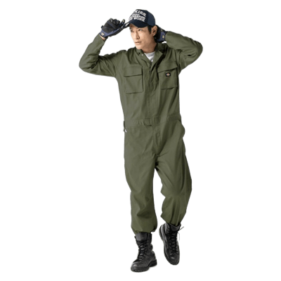 つなぎ メンズ コーコス【CO-COS】D-766 T/Cストレッチツナギ-株式会社たまゆら