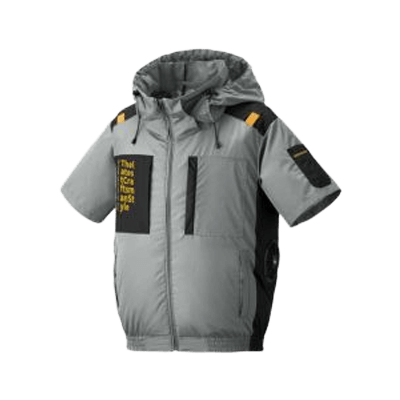 ファン付きウェア アタックベース [春夏] The tough 空調風神服 チタン半袖ジャケット 7745-株式会社たまゆら