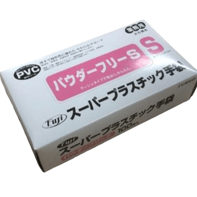 粉なし 100枚入り スーパープラスチック手袋-株式会社エムエムインターナショナル