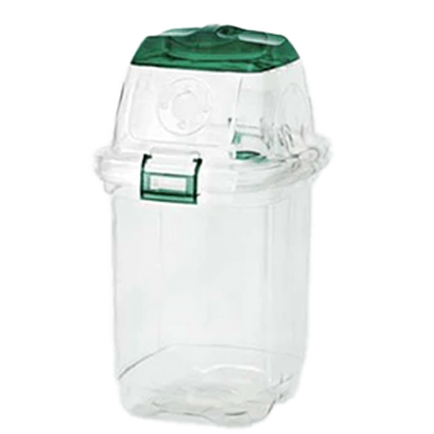 ペットボトルキャップ用グリーン 透明エコダスター-株式会社エムエムインターナショナル