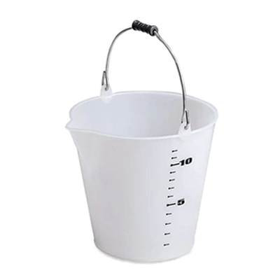 清掃用具 半透明 ナチュラル 14L じょうぶバケツ-株式会社エムエムインターナショナル