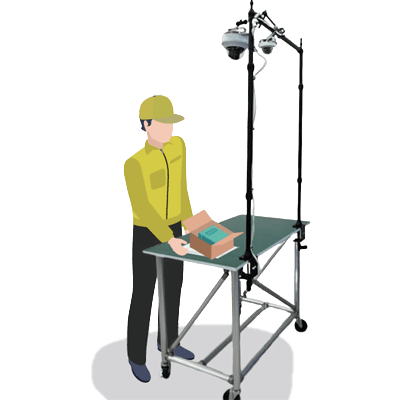 梱包作業を映像で管理してトラブルを見える化 梱包ログカメラ Logi-eye-株式会社ダイワハイテックス