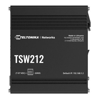 マネージド・ネットワークスイッチ TSW212-テルトニカジャパン合同会社