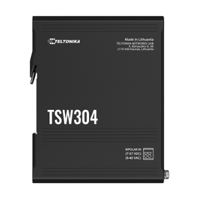DINレール・ネットワークスイッチ TSW304-テルトニカジャパン合同会社