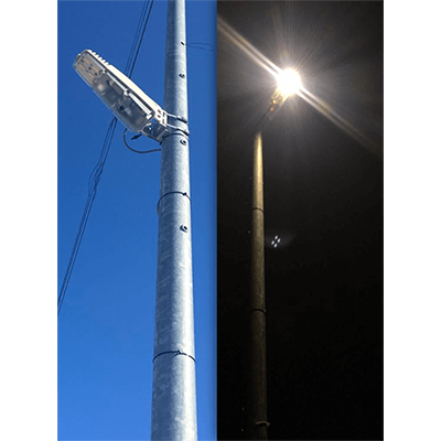 映像処理装置 防犯カメラ付き防犯灯 OwlViewⅡ ND-8300-日興電気通信株式会社