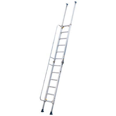 手すり付き梯子-明治商工株式会社