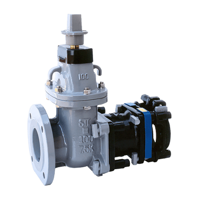 SMS 仕切弁 片受形 (継手一体型ダクタイル鋳鉄弁)-角田鉄工株式会社