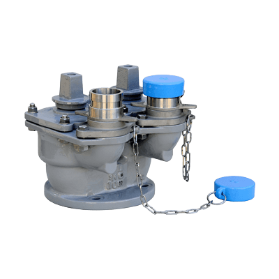 ツインネオ 二弁式双口消火栓-角田鉄工株式会社