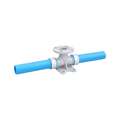 PE挿し口付T字管-角田鉄工株式会社