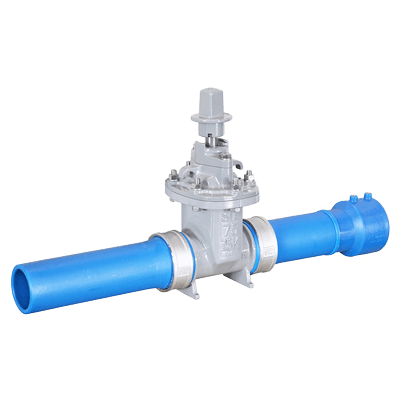 PE EF受挿し口付ソフトシール弁 (片受形)-角田鉄工株式会社