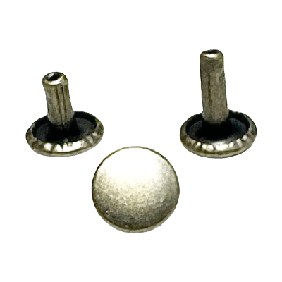 大カシメ・中カシメ 並足・足長 50個セット／1,000個セット-二宮金属株式会社