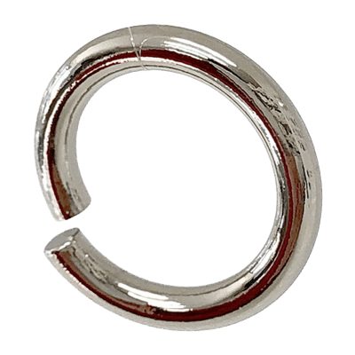 真鍮シングルリング 磨きシルバー BS-Mring-15x3S-二宮金属株式会社