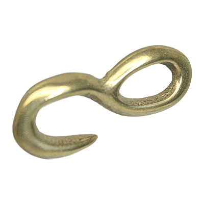 真鍮Sカン SサイズQタイプ-二宮金属株式会社