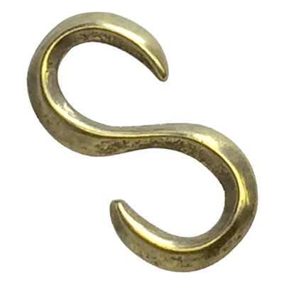 真鍮Sカン LサイズSタイプ-二宮金属株式会社