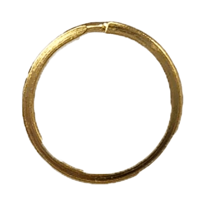 カン類 (丸・角・リュック・移動・三角カン) ダブルリング ゴールド 20mm/25mm 平押し-二宮金属株式会社