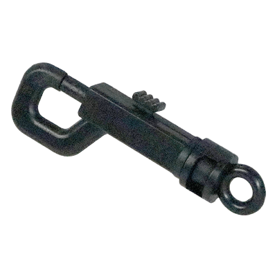 プラスチックナスカン 6mm ブラック 100個セット-二宮金属株式会社