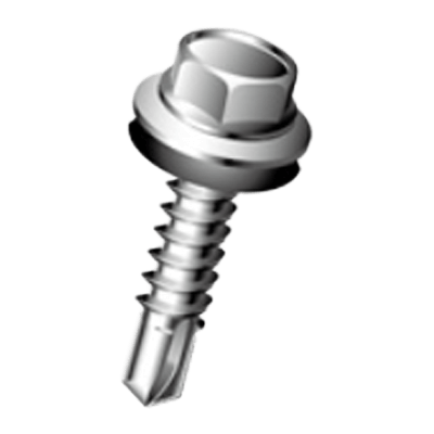 ニューポイントドリルねじ 六角シーリング (防水ワッシャー付)-株式会社コクブ