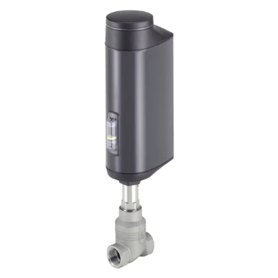 比例電動弁 グローブバルブ タイプ 3321 - EVA 電動オン・オフバルブ (グローブバルブ)-ビュルケルトジャパン株式会社