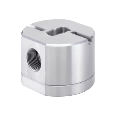 容積式 (ギア式) タイプ S077 - 容積式流量センサフィッティング (配管部)-ビュルケルトジャパン株式会社