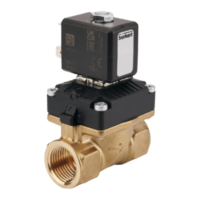 汎用電磁弁・2方弁 タイプ 6211 - サーボ制御式2/2方ダイヤフラムバルブ-ビュルケルトジャパン株式会社