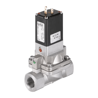 汎用電磁弁・2方弁 タイプ 5282 - サーボ制御2/2方ダイヤフラムバルブ-ビュルケルトジャパン株式会社