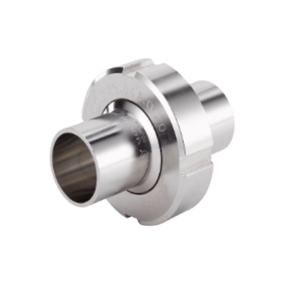 BBS Hygienic Fittings タイプ BBS-03 - 無菌環状ねじ込みユニオンまたは滅菌モデルの溶接式ユニオン-ビュルケルトジャパン株式会社