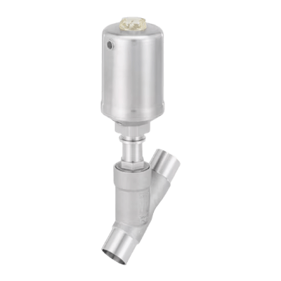 タイプ 2060 - ステンレススチール駆動部付き、空圧式2/2 - ウェイY形バルブ-ビュルケルトジャパン株式会社