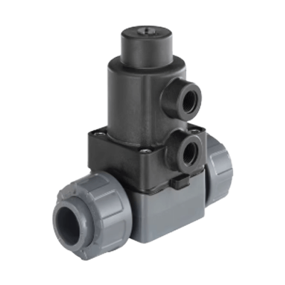 空気圧駆動 タイプ 3230 - プラスチック本体の空気圧作動式2/2方ダイヤフラムバルブ-ビュルケルトジャパン株式会社