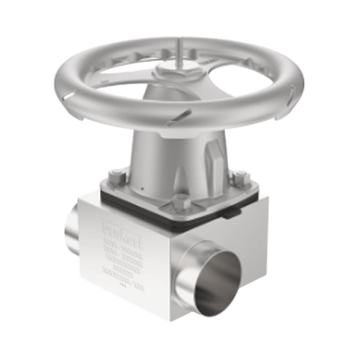 空気圧駆動 タイプ 3234 - 手動T字バルブ (On/Offバルブ、手動)-ビュルケルトジャパン株式会社