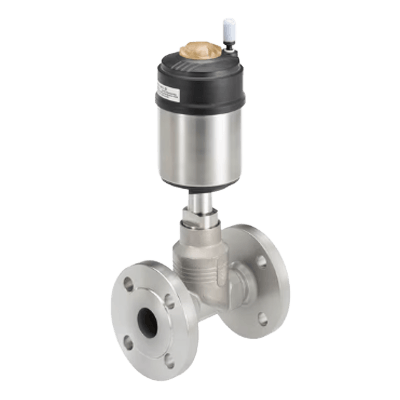 グローブバルブ タイプ 2101 - ELEMENT オン・オフバルブ (グローブ、コントロールヘッド搭載向け、空圧駆動)-ビュルケルトジャパン株式会社