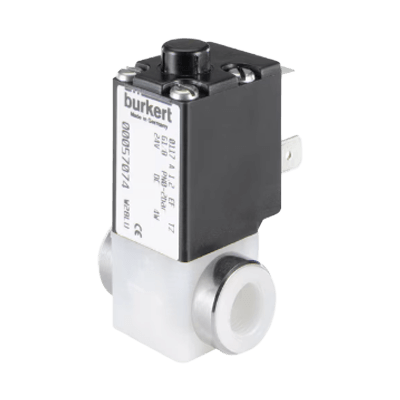 汎用電磁弁・2方弁 タイプ 0117 - 分離ダイヤフラム付き2/2方プランジャ型ソレノイドバルブ-ビュルケルトジャパン株式会社