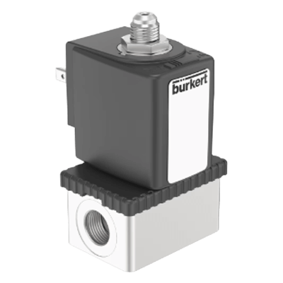 空圧制御器 (コントロールヘッド、近接スイッチ) タイプ 6014 - 直動式3方電磁弁 (バンジョー仕様有)-ビュルケルトジャパン株式会社