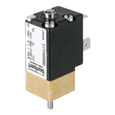 汎用電磁弁・3方弁 タイプ 0301 - 直動式3/2方プランジャ型バルブ-ビュルケルトジャパン株式会社