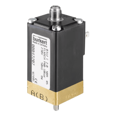 汎用電磁弁・3方弁 タイプ 0312 - 直動式3/2方プランジャ型バルブ-ビュルケルトジャパン株式会社