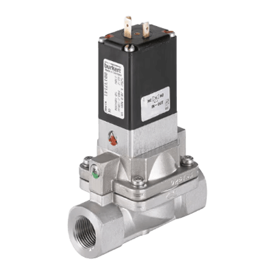 水用電磁弁 タイプ 5282 - サーボ制御2/2方ダイヤフラムバルブ-ビュルケルトジャパン株式会社