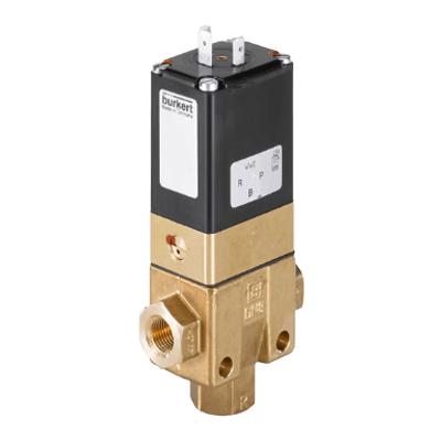 防爆対応電磁弁 タイプ 6430 - サーボ制御式3/2方弁ピストンバルブ-ビュルケルトジャパン株式会社