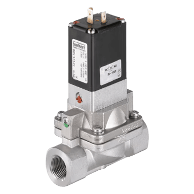 防爆対応電磁弁 タイプ 5282 - サーボ制御2/2方ダイヤフラムバルブ-ビュルケルトジャパン株式会社