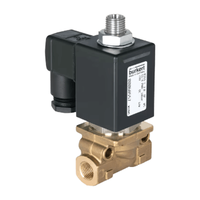 蒸気用電磁弁 タイプ 0355 - 直動式3方電磁弁 (高温向け)-ビュルケルトジャパン株式会社