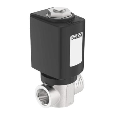 高圧用電磁弁 タイプ 6240 - サーボ制御2/2方プランジャ型バルブ-ビュルケルトジャパン株式会社