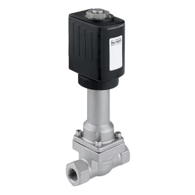 極低温用電磁弁 タイプ 6026 - 直動式2/2方弁プランジャ型バルブ-ビュルケルトジャパン株式会社