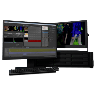 VTR2台分のマルチコーデック録画再生機 D-Stream LT-ブロードデザイン株式会社