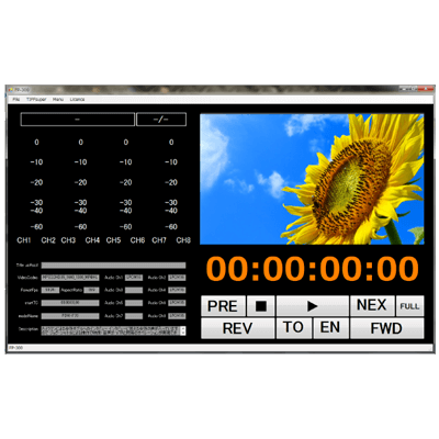 ファイルメディアプレビューソフト (ネットワーク対応) FP-300-ブロードデザイン株式会社