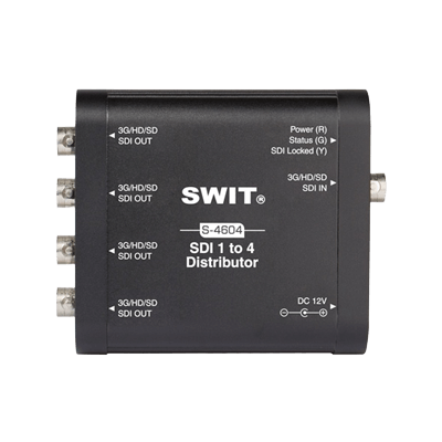 3G-SDI映像分配器 (1IN/4OUT) S-4604-ブロードデザイン株式会社