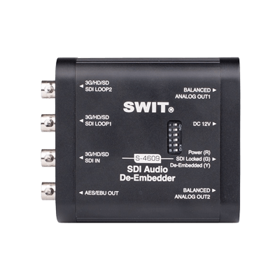 SDIオーディオディエンベデッター S-4609-ブロードデザイン株式会社