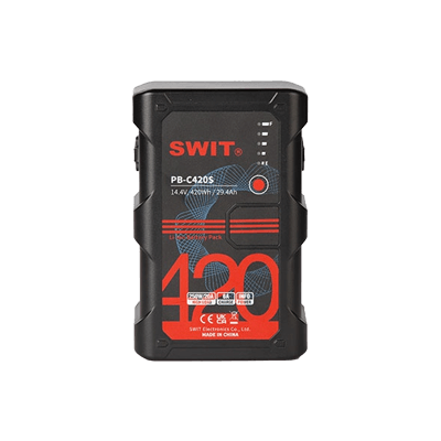 420Wh大容量Vマウントバッテリ PB-C420S-ブロードデザイン株式会社