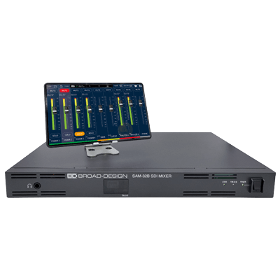 NLE 編集室向け SDI モニタリングミキサー SAM-32B-ブロードデザイン株式会社
